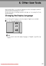 Preview for 249 page of Ricoh Aficio MP 1100 Operating Instructions Manual