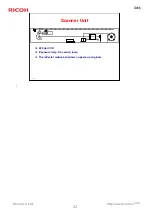 Предварительный просмотр 22 страницы Ricoh Aficio MP 1900 Service Training