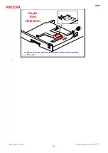 Предварительный просмотр 79 страницы Ricoh Aficio MP 1900 Service Training