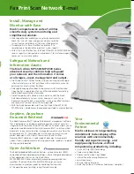 Preview for 4 page of Ricoh Aficio MP 3500 Series Brochure & Specs