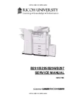 Ricoh Aficio MP 3500 Series Service Manual preview