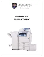 Ricoh Aficio MP 5001 Reference Manual preview
