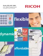 Предварительный просмотр 1 страницы Ricoh Aficio MP C2030 Specifications