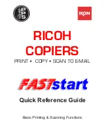 Preview for 1 page of Ricoh Aficio MP C2051 Quick Reference Manual