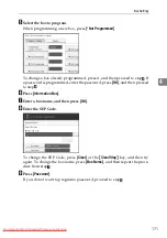Предварительный просмотр 179 страницы Ricoh Aficio MP C2500 Series Settings Manual