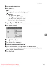 Предварительный просмотр 233 страницы Ricoh Aficio MP C2500 Series Settings Manual