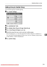 Предварительный просмотр 261 страницы Ricoh Aficio MP C2500 Series Settings Manual