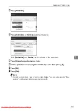Предварительный просмотр 269 страницы Ricoh Aficio MP C2500 Series Settings Manual