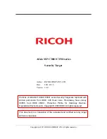 Ricoh Aficio MP C3001 Manual preview