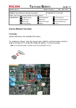 Предварительный просмотр 38 страницы Ricoh AFICIO MP C305SP Technical Bulletin