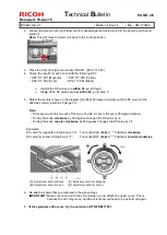 Предварительный просмотр 70 страницы Ricoh AFICIO MP C305SP Technical Bulletin