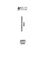 Предварительный просмотр 3 страницы Ricoh Aficio SP 5100N Service Manual