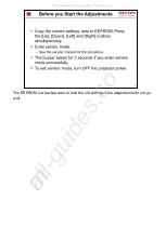 Preview for 51 page of Ricoh Altair-PJ1 Technical Training Manual