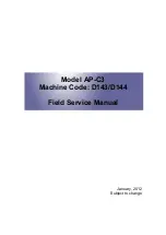 Ricoh AP-C3 Field Service Manual предпросмотр