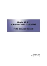 Ricoh AP-P2 G188 Field Service Manual preview