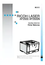 Ricoh AP2600 Operating Instructions Manual предпросмотр