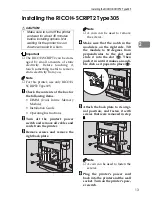 Preview for 43 page of Ricoh AP305 Operating Instructions Manual