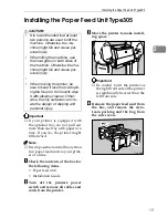 Preview for 49 page of Ricoh AP305 Operating Instructions Manual