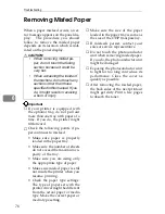 Preview for 106 page of Ricoh AP305 Operating Instructions Manual