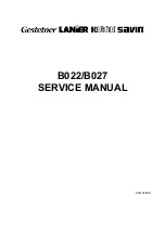 Preview for 5 page of Ricoh B022 Service Manual