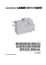 Ricoh B064 SERIES Service Manual предпросмотр