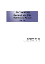 Preview for 1 page of Ricoh BN1040 Field Service Manual