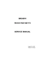 Preview for 1 page of Ricoh BR0 Service Manual