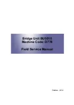 Ricoh Bridge Unit BU5010 Field Service Manual preview