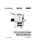 Ricoh C211 Service Manual предпросмотр