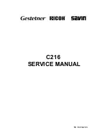 Предварительный просмотр 232 страницы Ricoh C211 Service Manual