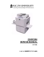 Предварительный просмотр 1 страницы Ricoh C249 Service Manual