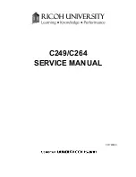 Предварительный просмотр 5 страницы Ricoh C249 Service Manual