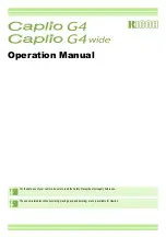 Ricoh Caplio G4 Operation Manual preview