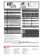 Preview for 8 page of Ricoh Caplio R2 Specifications