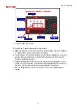 Предварительный просмотр 13 страницы Ricoh CH-C1 Service Training