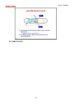 Предварительный просмотр 479 страницы Ricoh CH-C1 Service Training