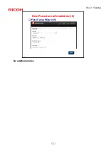 Предварительный просмотр 623 страницы Ricoh CH-C1 Service Training