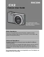 Preview for 1 page of Ricoh CX2 User Manual