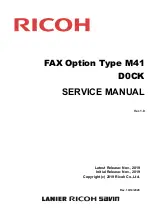 Предварительный просмотр 1472 страницы Ricoh D0C8 Service Manual