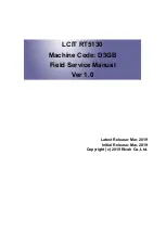 Ricoh D3GB Field Service Manual предпросмотр