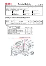 Предварительный просмотр 6 страницы Ricoh D452 Technical Bulletin