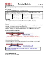 Предварительный просмотр 14 страницы Ricoh D516 Technical Bulletin