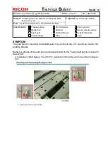 Предварительный просмотр 21 страницы Ricoh D516 Technical Bulletin