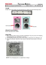 Предварительный просмотр 22 страницы Ricoh D516 Technical Bulletin