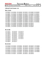 Предварительный просмотр 24 страницы Ricoh D516 Technical Bulletin