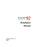 Ricoh DDP 92 Installation Manual предпросмотр