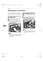 Предварительный просмотр 77 страницы Ricoh DX 2330 Operating Instructions Manual