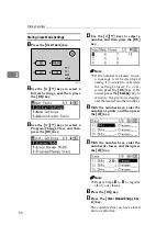 Предварительный просмотр 62 страницы Ricoh DX 3243 Operating Instructions Manual