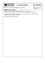 Предварительный просмотр 15 страницы Ricoh F-40 Service Manual