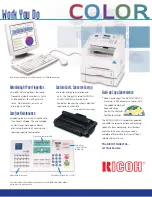 Предварительный просмотр 3 страницы Ricoh Fax 2210L Specifications